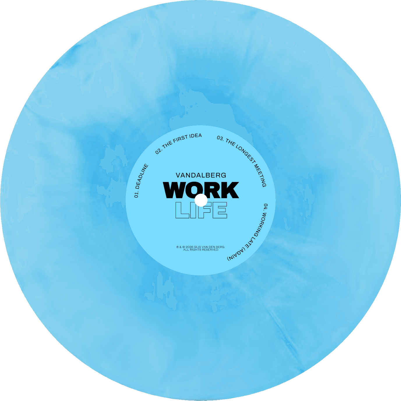 Work/Life vinyl record Side A